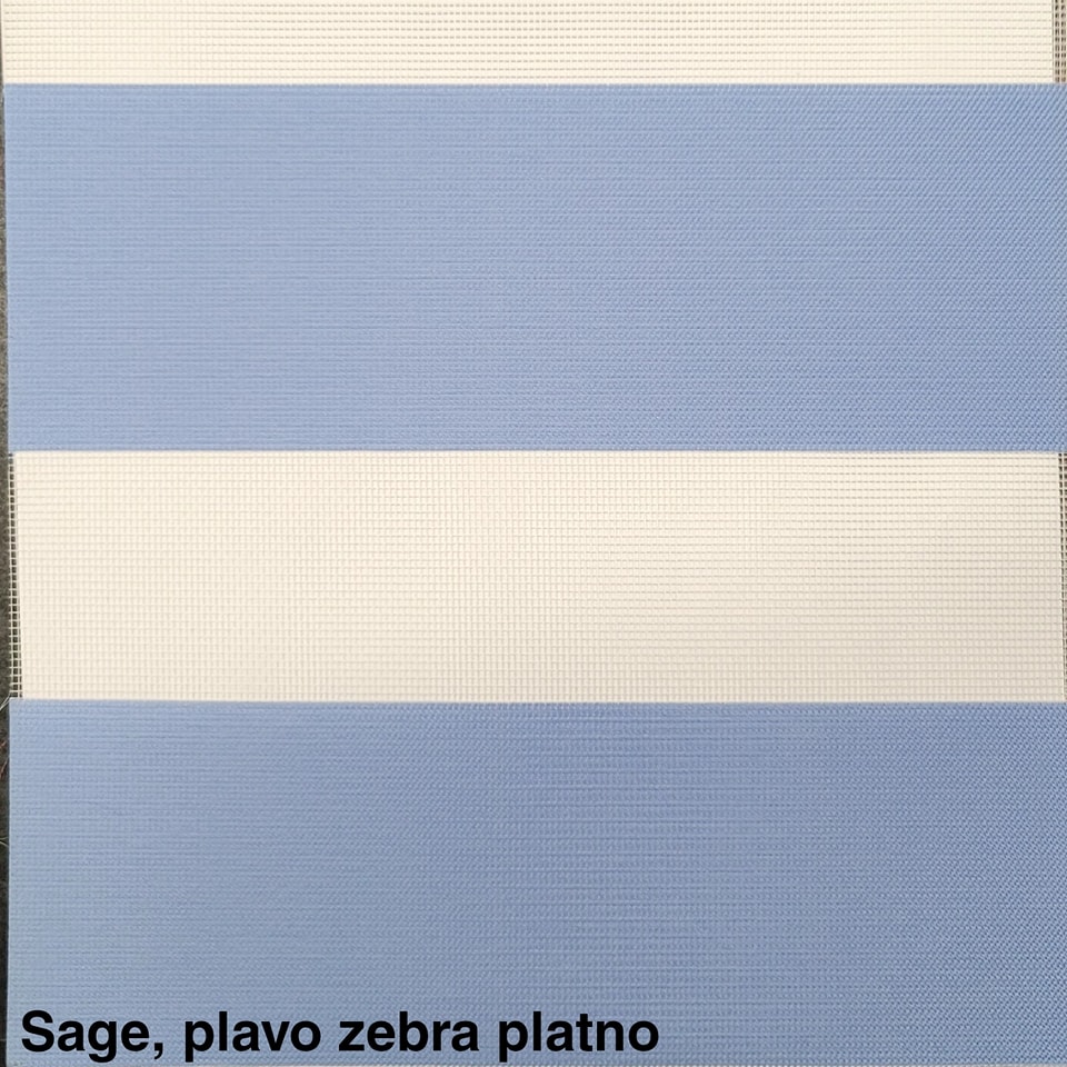 Zebra zavesa sa kukom, dezeni zebra zavesa, zebra zavese plave , dezen zebra zavese sage