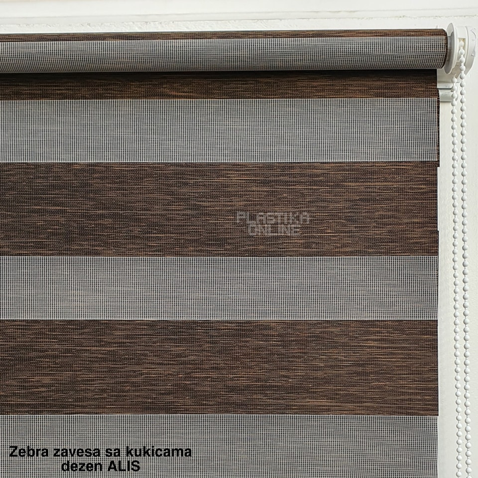Zebra zavesa sa kukama, zebra zavese na kacenje, zebre zavese