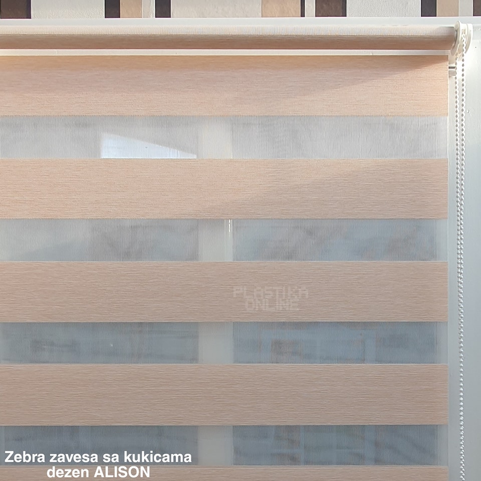 Zebra zavesa sa kukama, zebra zavese na kacenje, zebre zavese