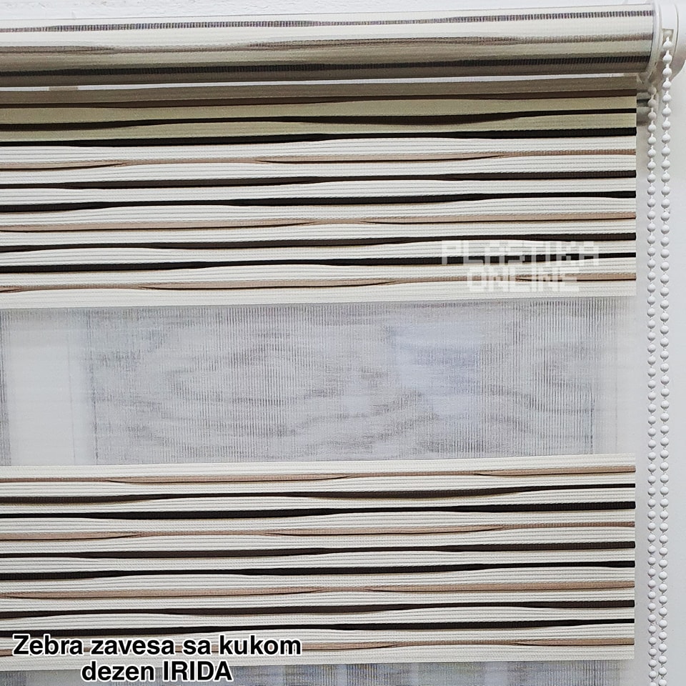 Zebra zavesa sa kukama, zebra zavese na kacenje, zebre zavese