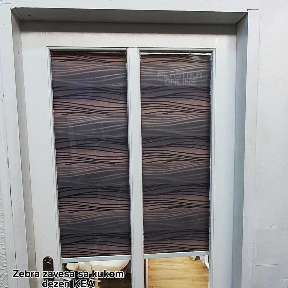 Zebra zavesa sa kukama, zebra zavese na kacenje, zebre zavese