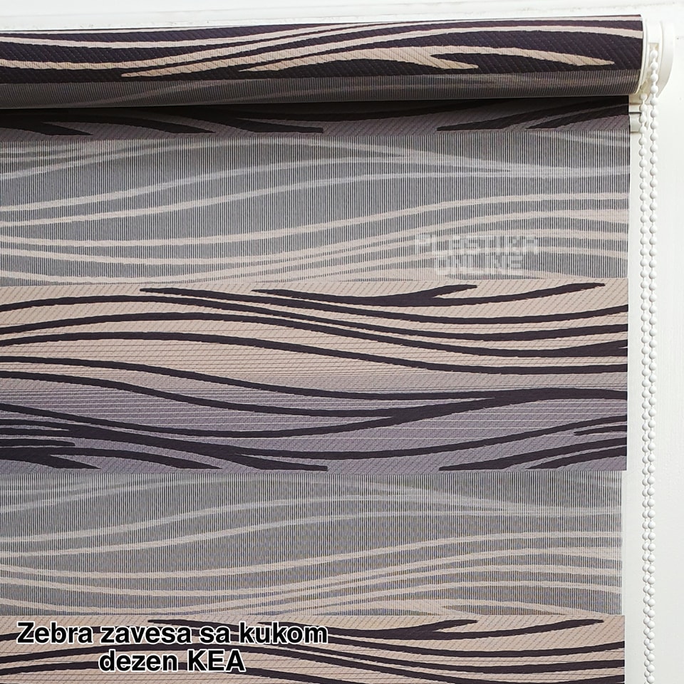Zebra zavesa sa kukama, zebra zavese na kacenje, zebre zavese