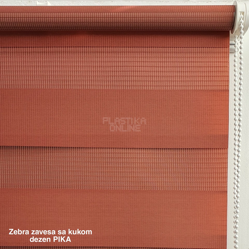 Zebra zavesa sa kukama, zebra zavese na kacenje, zebre zavese