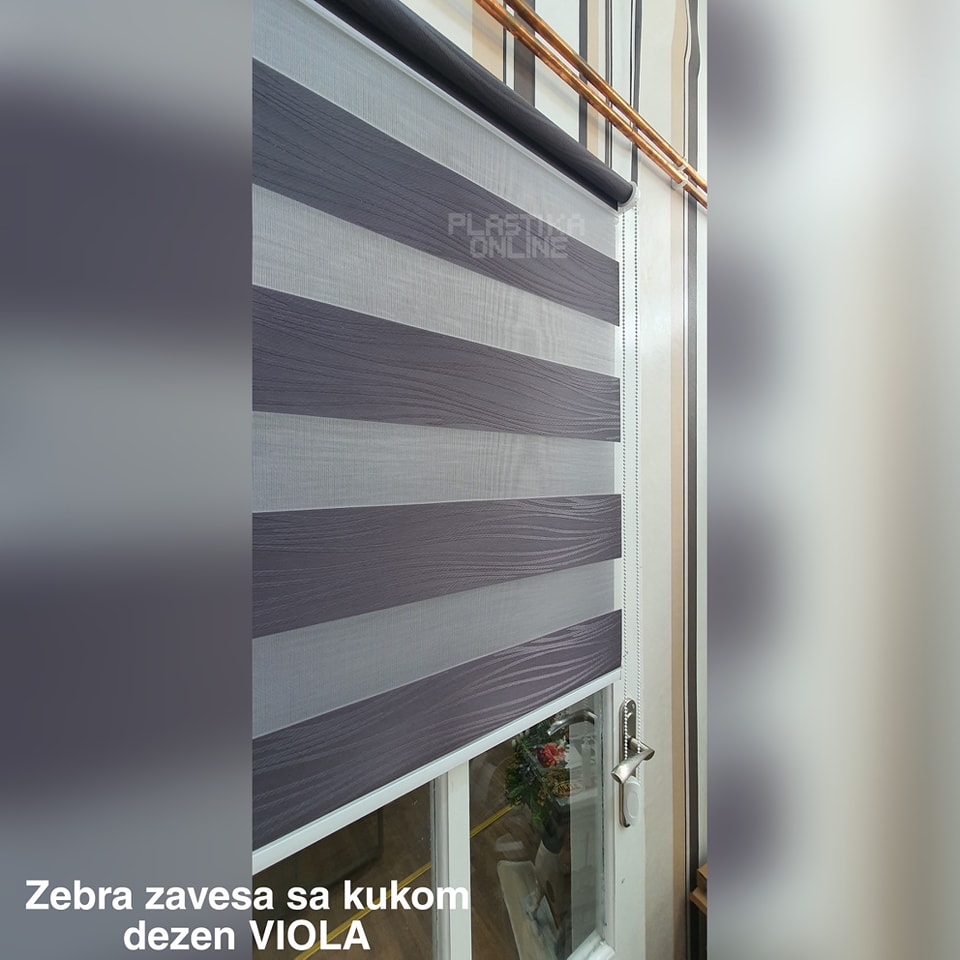Zebra zavesa sa kukama, zebra zavese na kacenje, zebre zavese