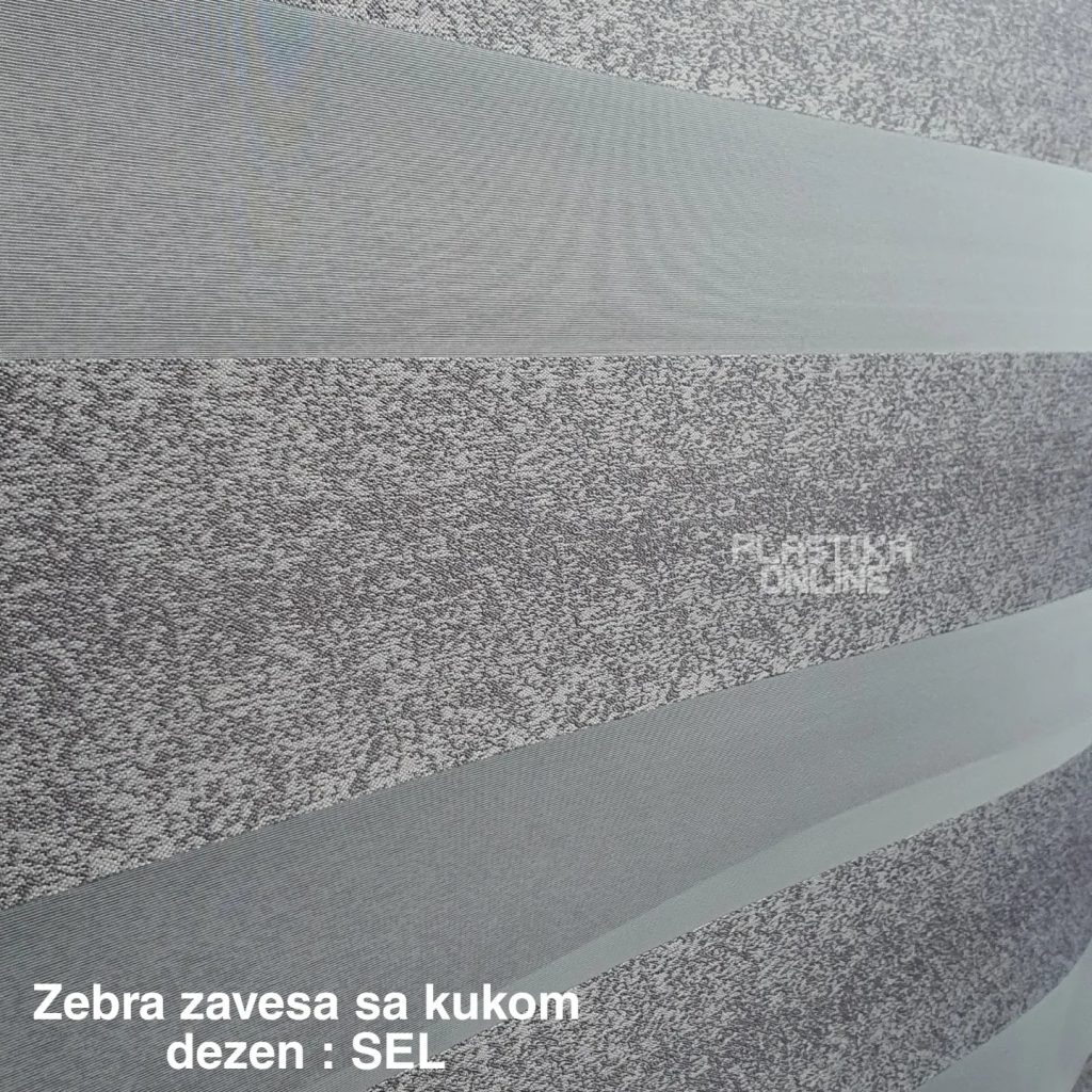 ZEBRA ZAVESA SA KUKICAMA, DEZEN sel
