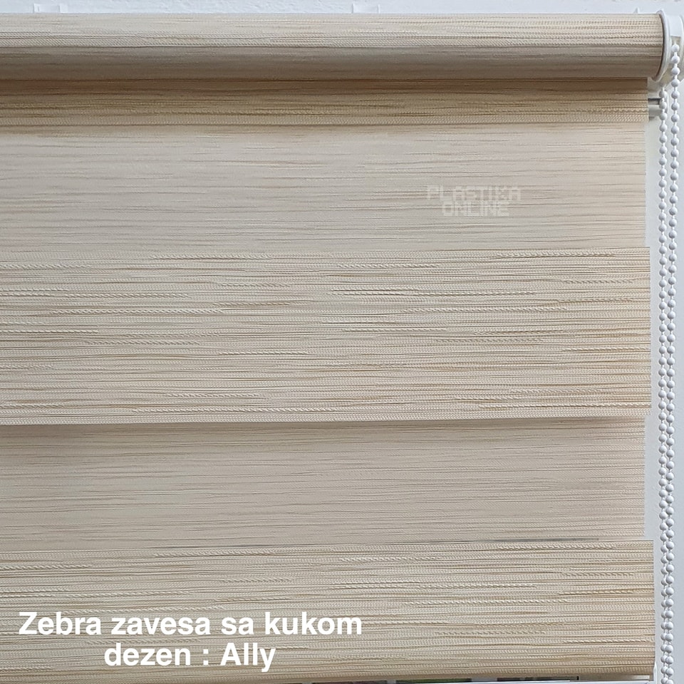 ZEBRA ZAVESA SA KUKICAMA, DEZEN ALLY