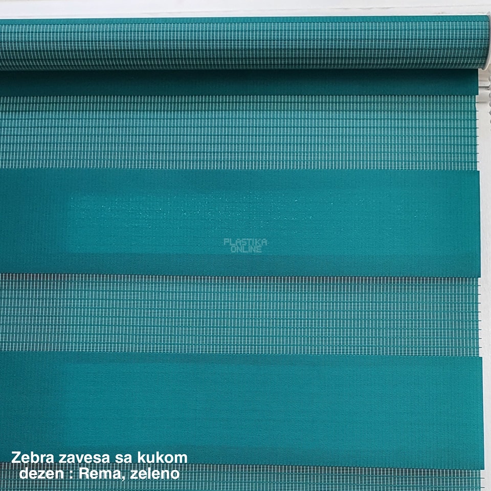 zebra zavesa dan noc, zebra zavesa sa kukicama, zelena zebra zavesa, zebra zavesa bez busenja, zebra zavesa na kacenje